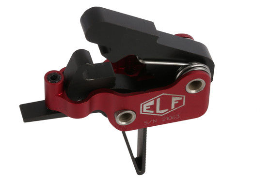 The Elftmann AR15 Match Trigger Straight Mil-Spec .154 inch is made from aircraft grade aluminum and hardened steel